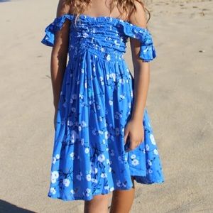 Kids tiare Hawaii Hollie dress in bloom sky